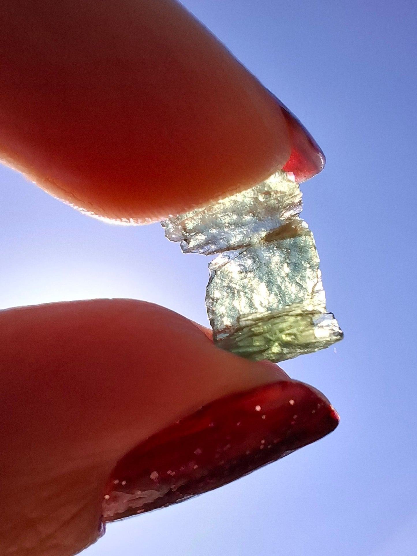 Moldavite Piece, 0.56g, Tektite (Ref: 1474)