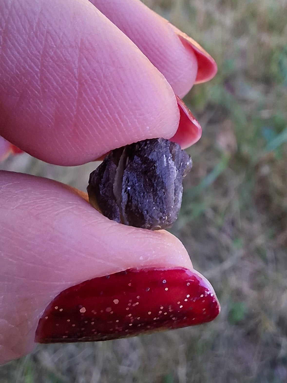 Moldavite Piece, 0.59g, Tektite (Ref: 1472)