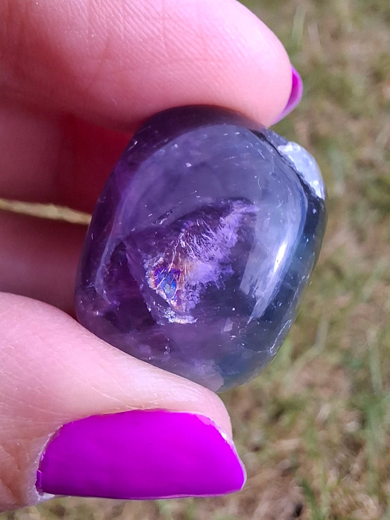 Fluorite, Tumble Stone, Crystal (Ref: T55)