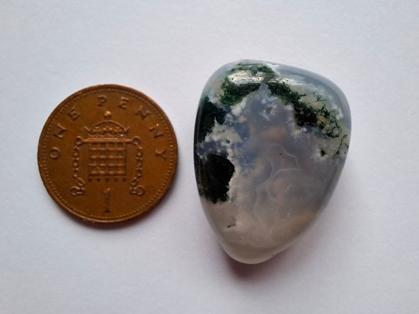 Tree Agate, Tumble Stone, Crystal (Ref: T2)