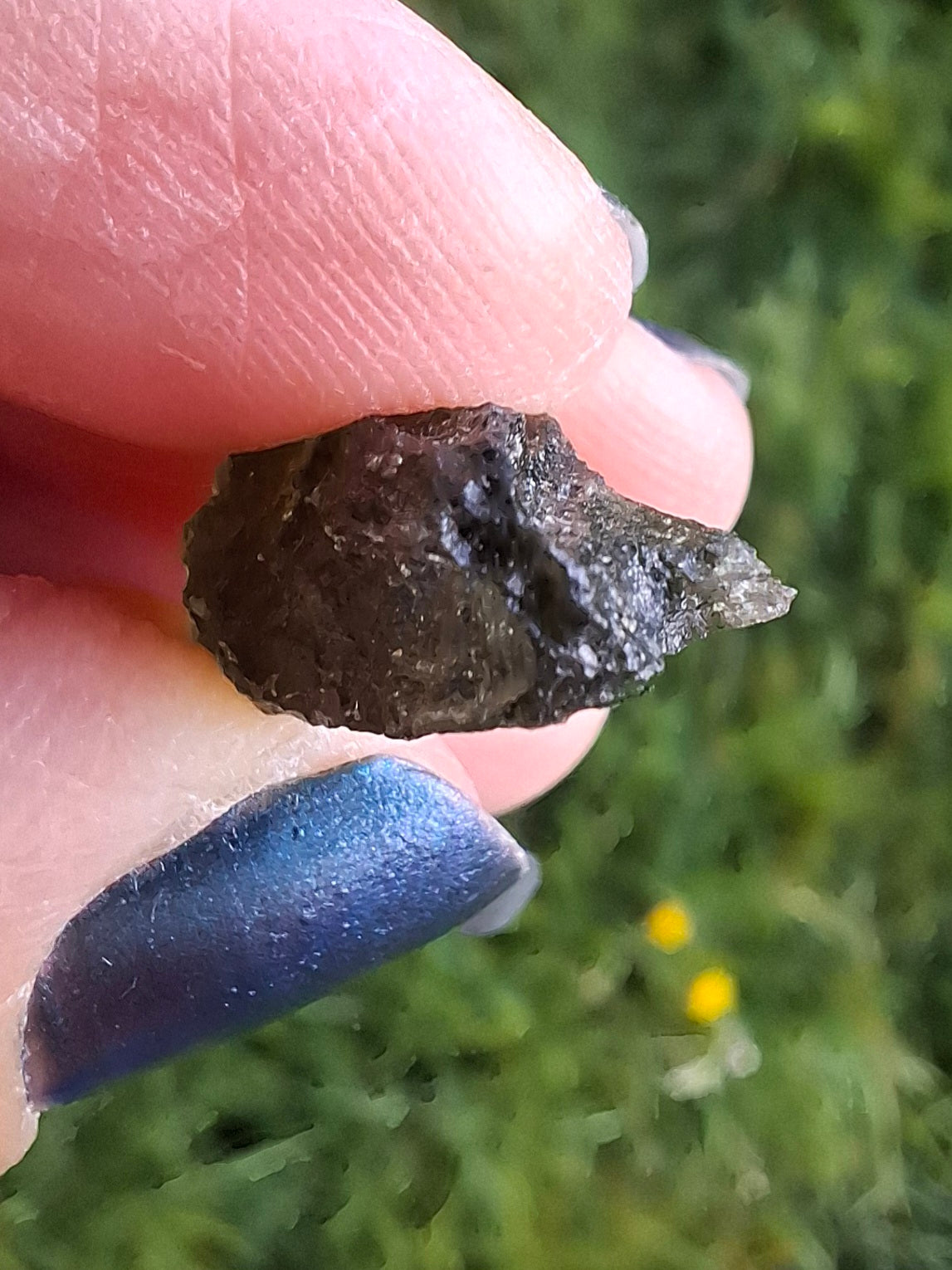 Moldavite Piece, NESMEN LES, 1.90g, Tektite (Ref: 848)