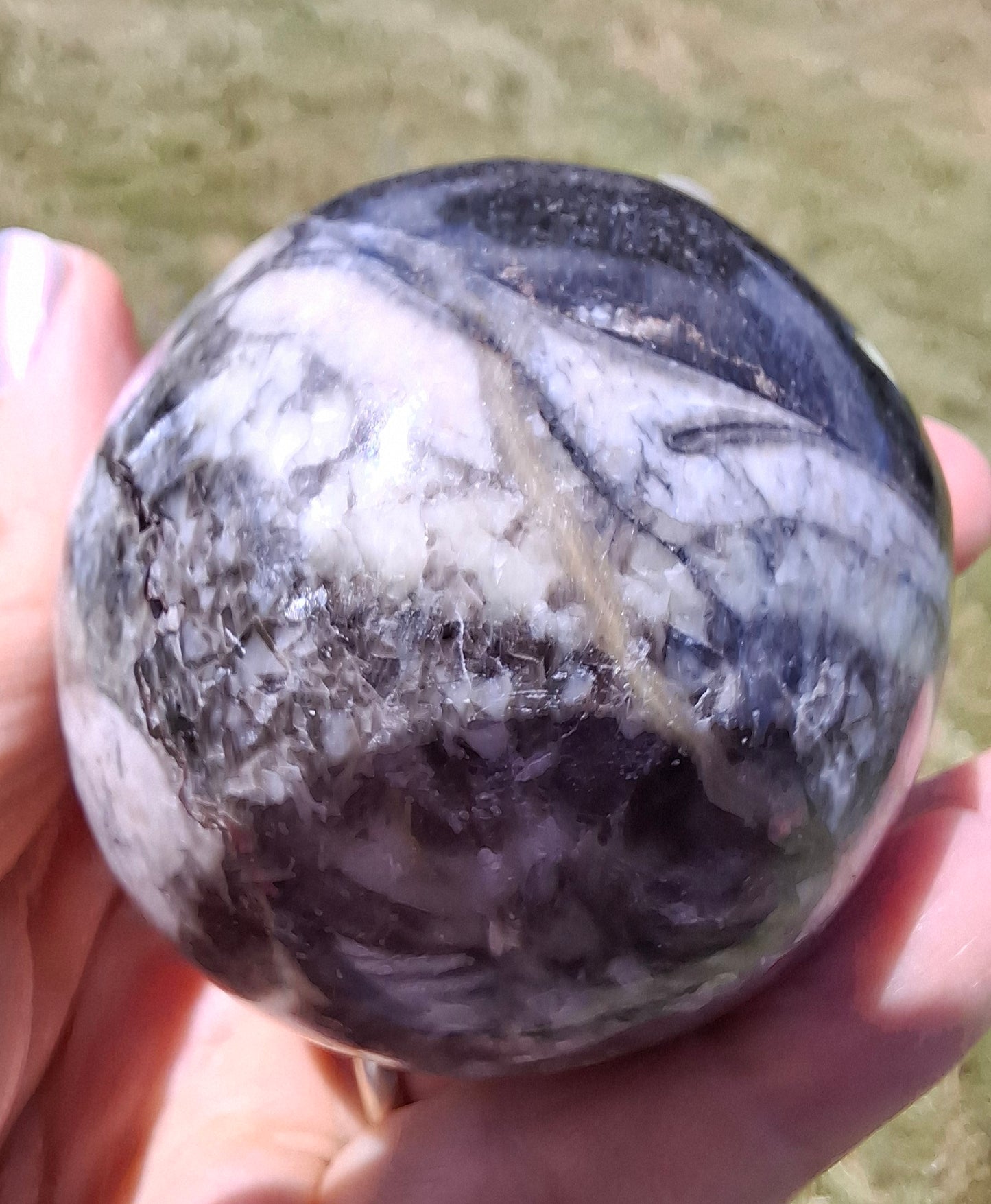 Orthoceras Sphere, Fossil (Ref: OS4)