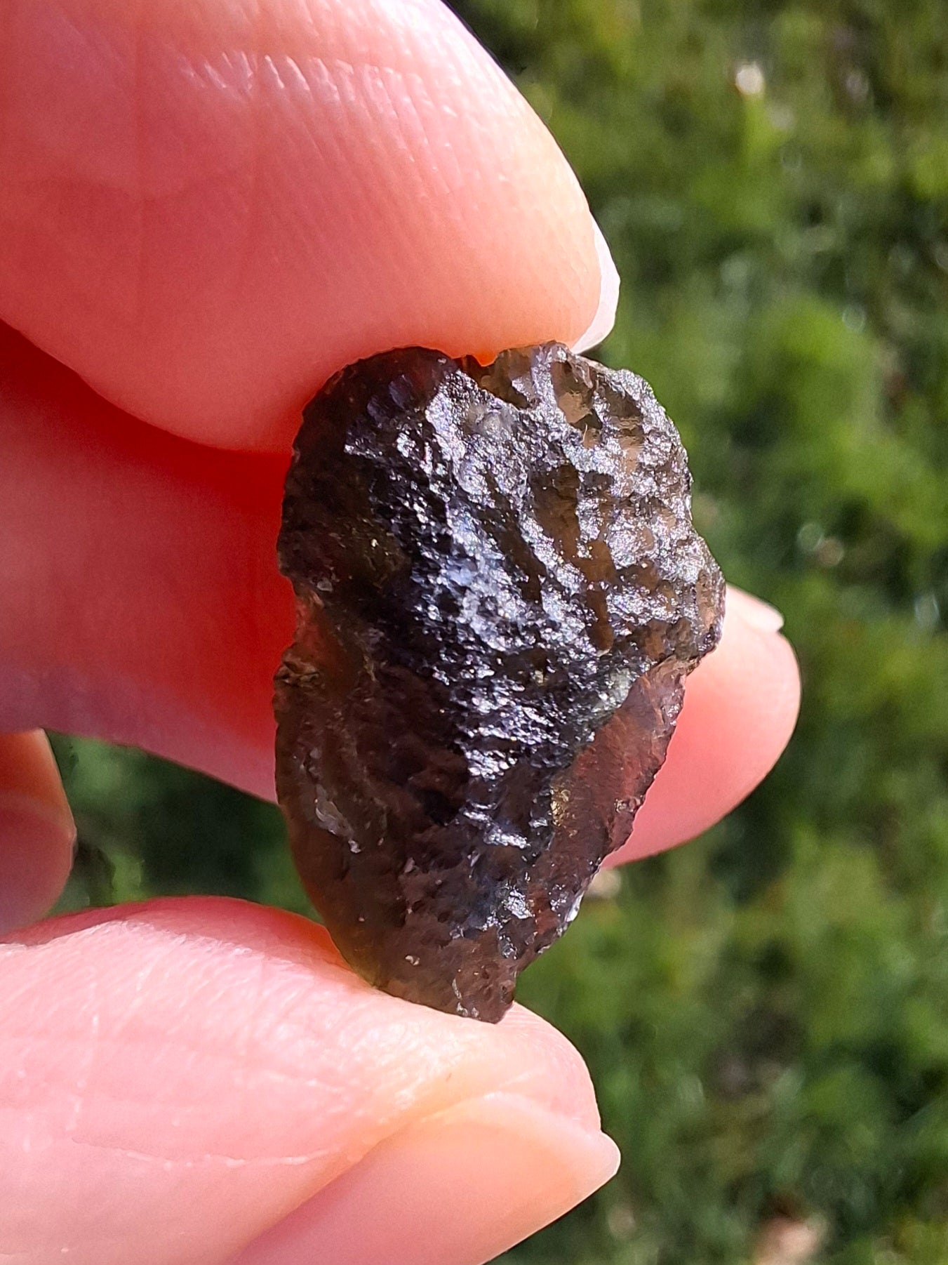 Moldavite Piece, 2.26g, Tektite (Ref: 1336)