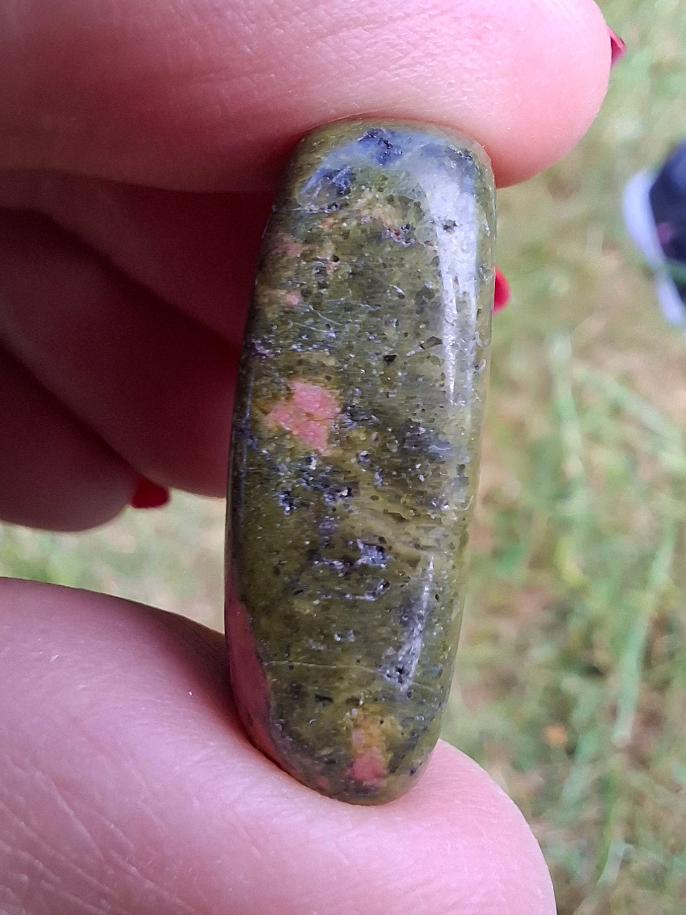 Unakite, Tumble Stone, Crystal (Ref: T184)