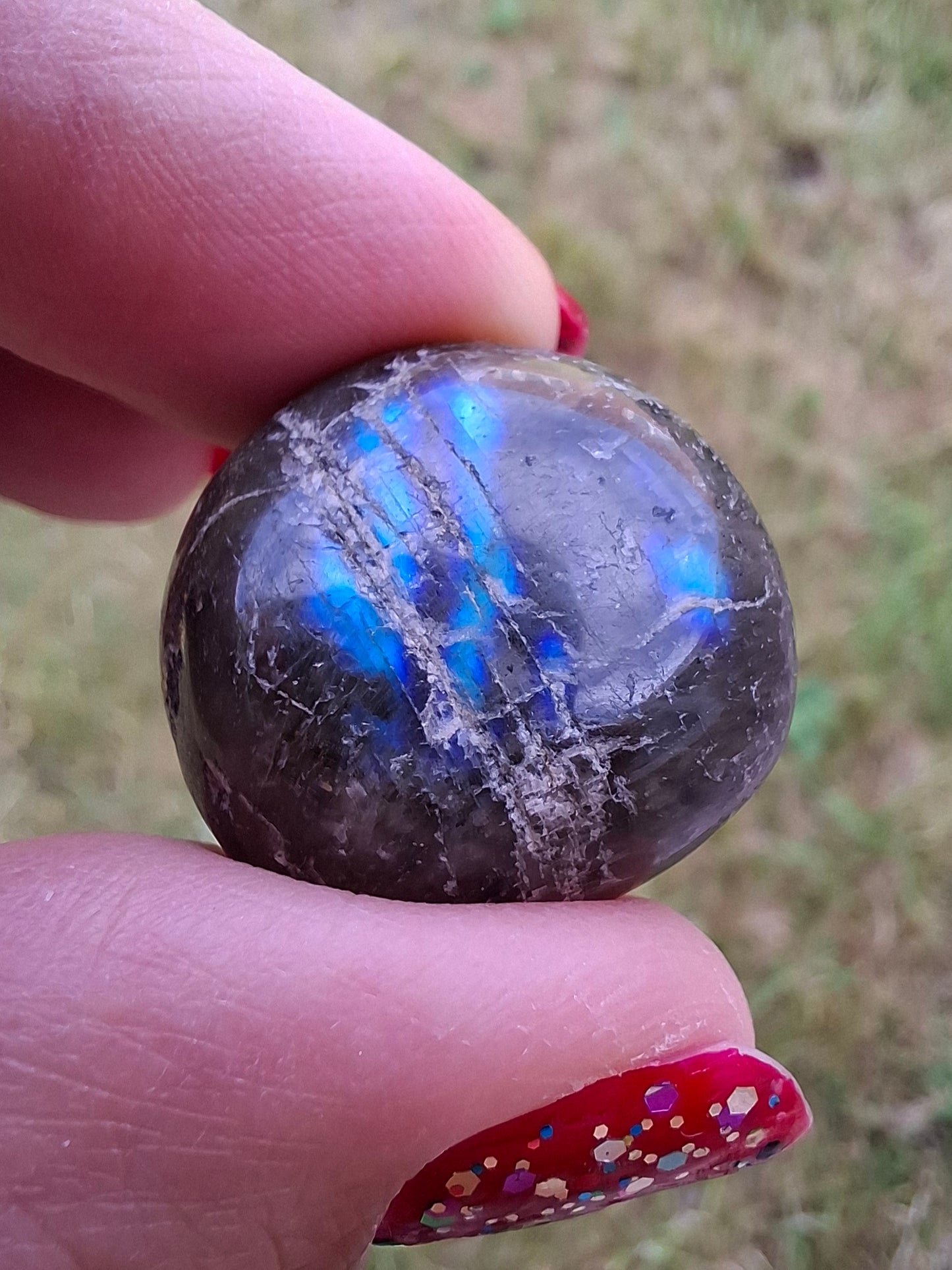 Labradorite, Tumble Stone, Crystal (Ref: T208)