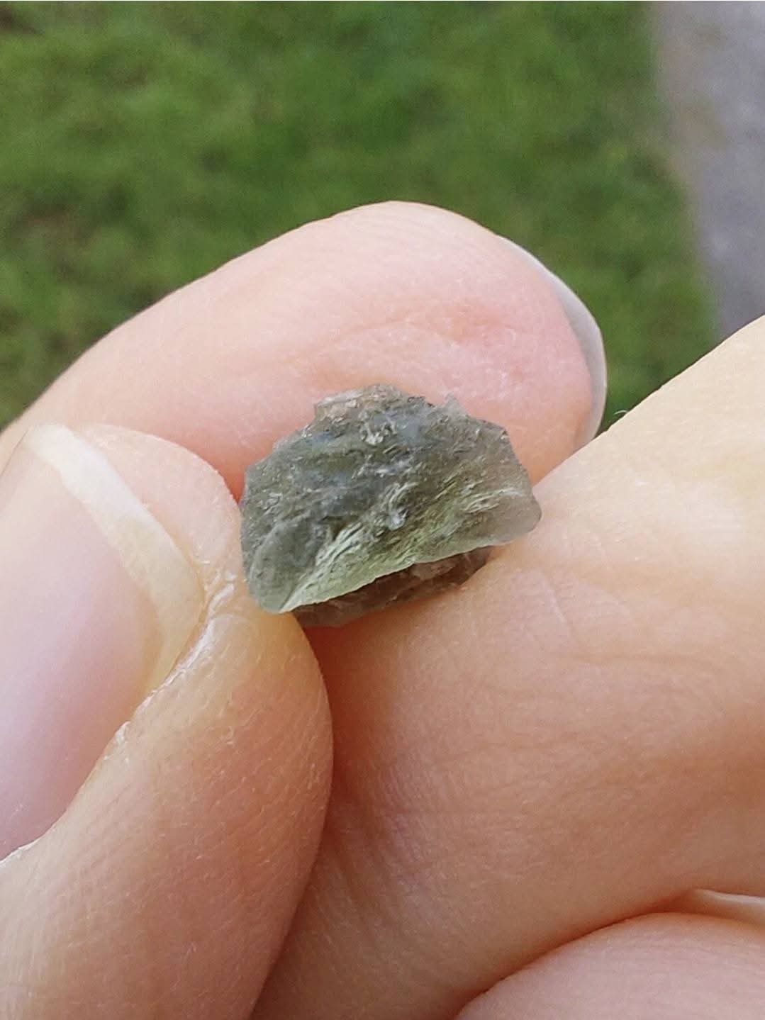 Moldavite Piece, 0.54g, Tektite (Ref: E255)