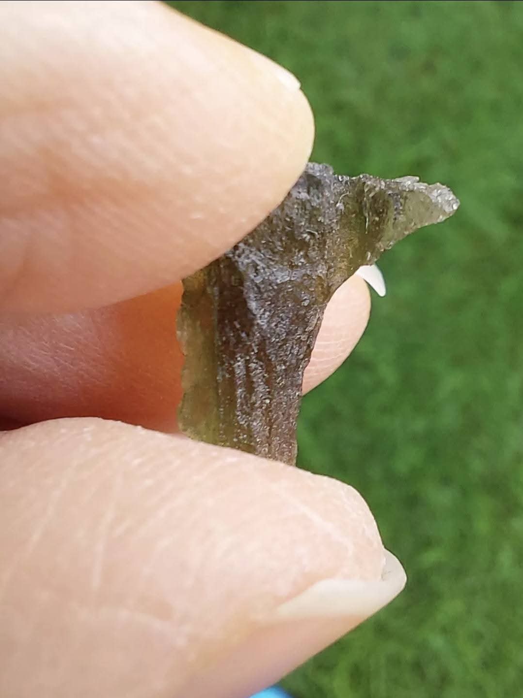 Moldavite Piece, 0.77g, Tektite (Ref: 895)