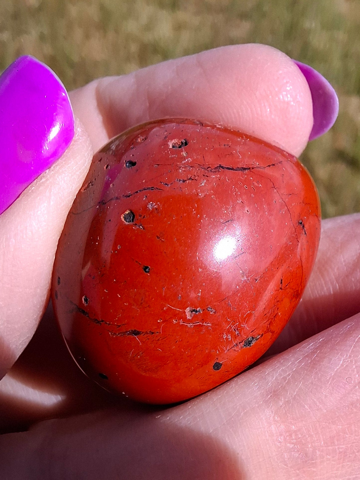 Red Jasper, Tumble Stone, Crystal (Ref: T83)