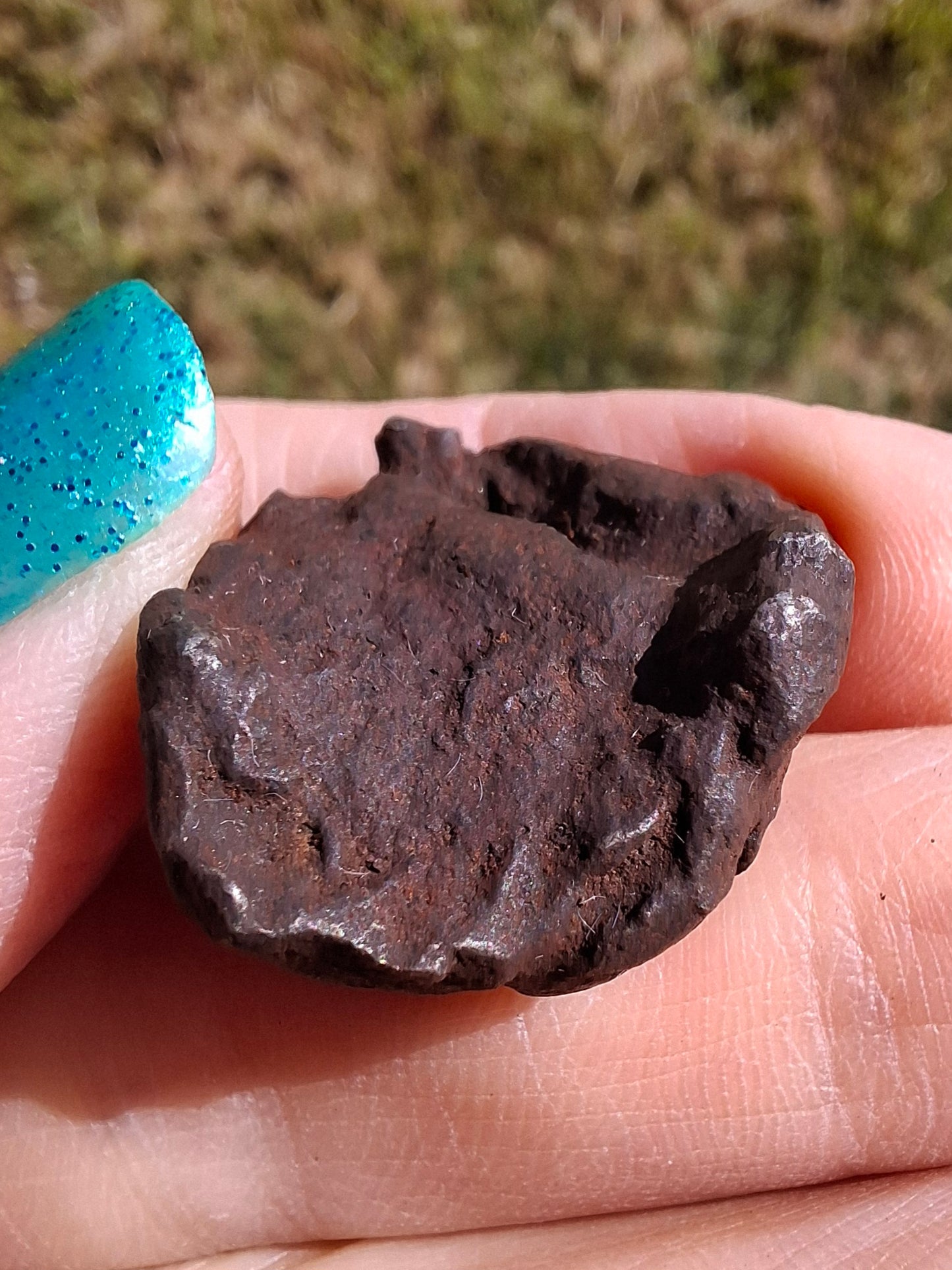 Gebel Kamil Iron Meteorite, 21.40g (Ref: K35)