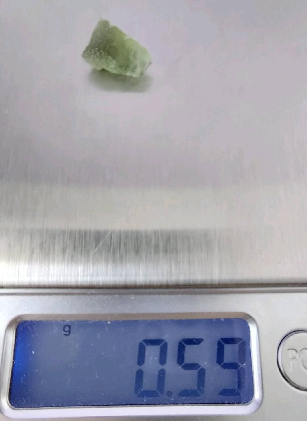 Moldavite Piece, 0.59g, Tektite (Ref: 892)