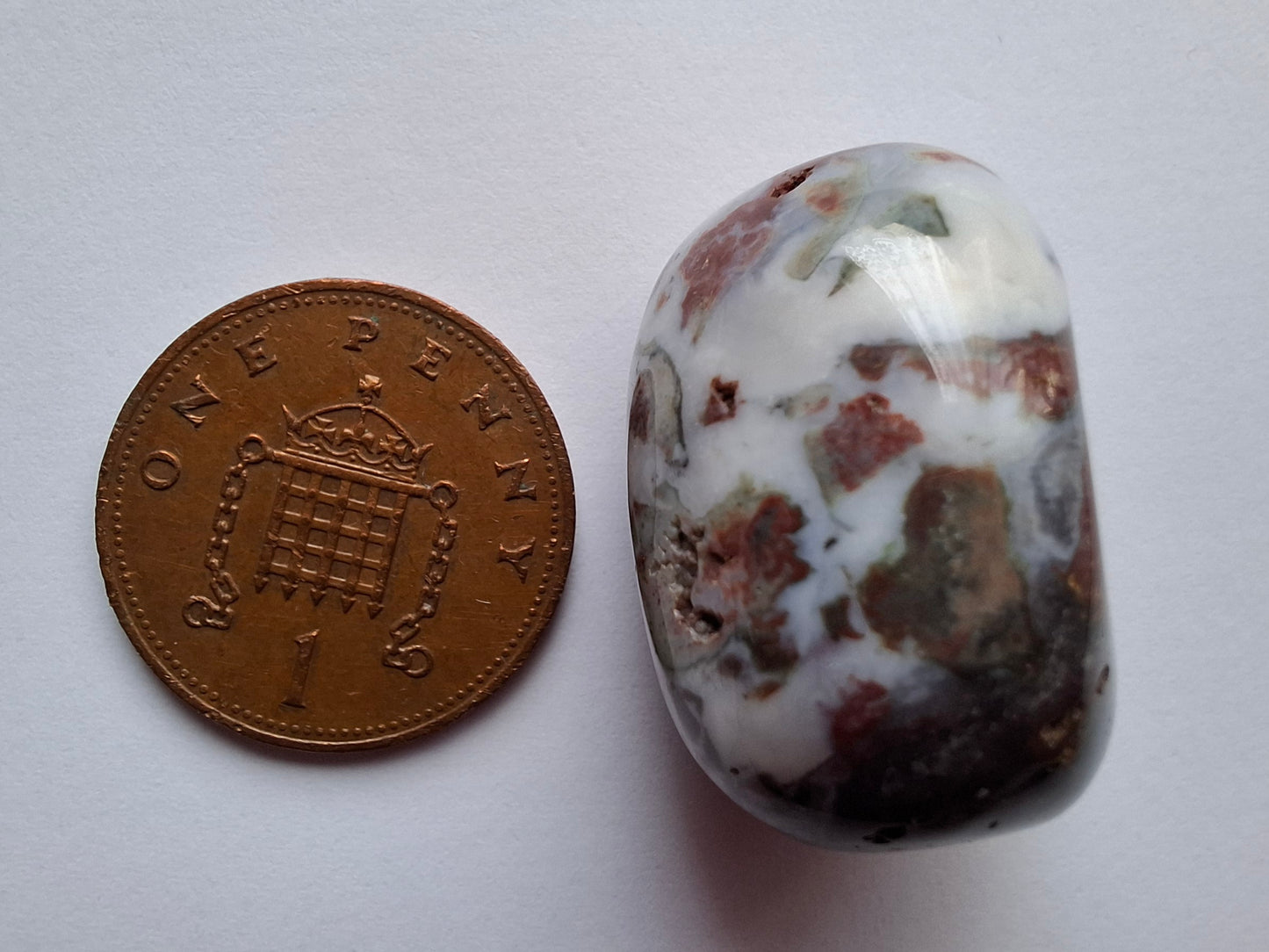 Ocean Jasper, Tumble Stone, Crystal (Ref: T198)
