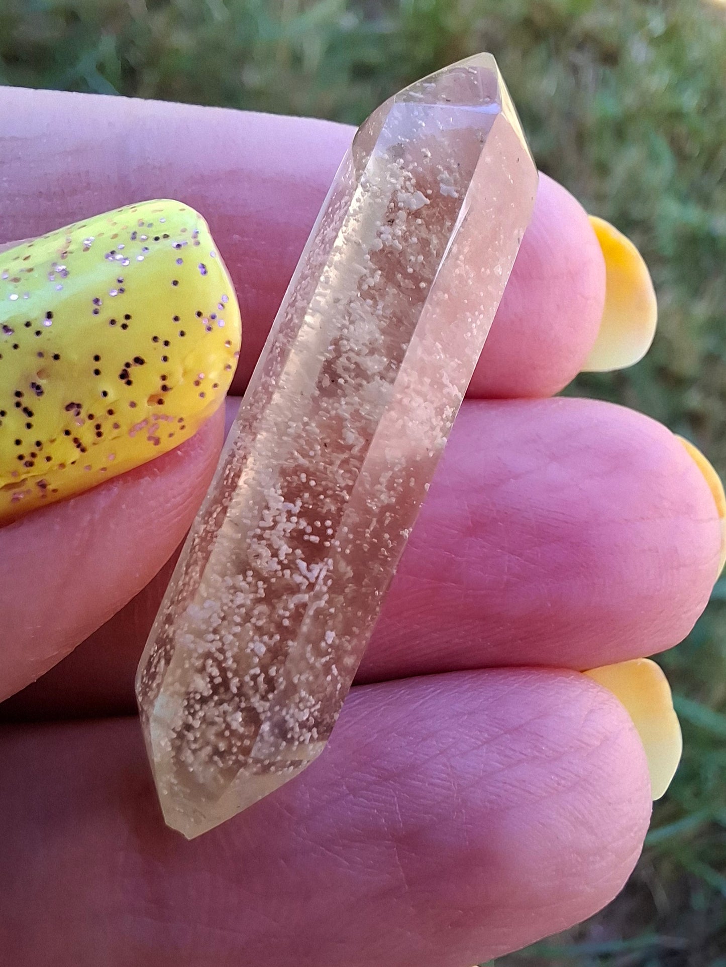 Libyan Desert Glass DT Carving, 3.94g, Tektite (Ref: LDT5)