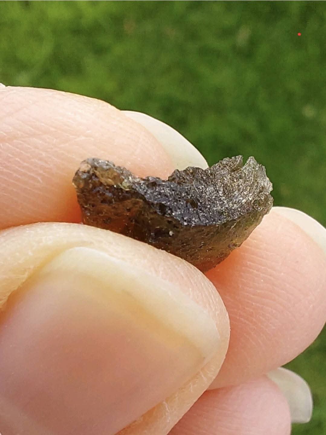 Moldavite Piece, NESMEN LES, 0.62g, Tektite (Ref: 840)