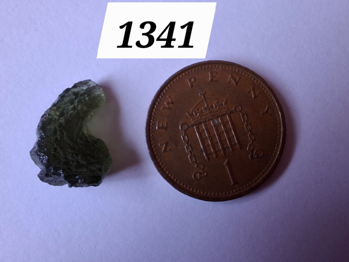 Moldavite Piece, 1.24g, Tektite (Ref: 1341)