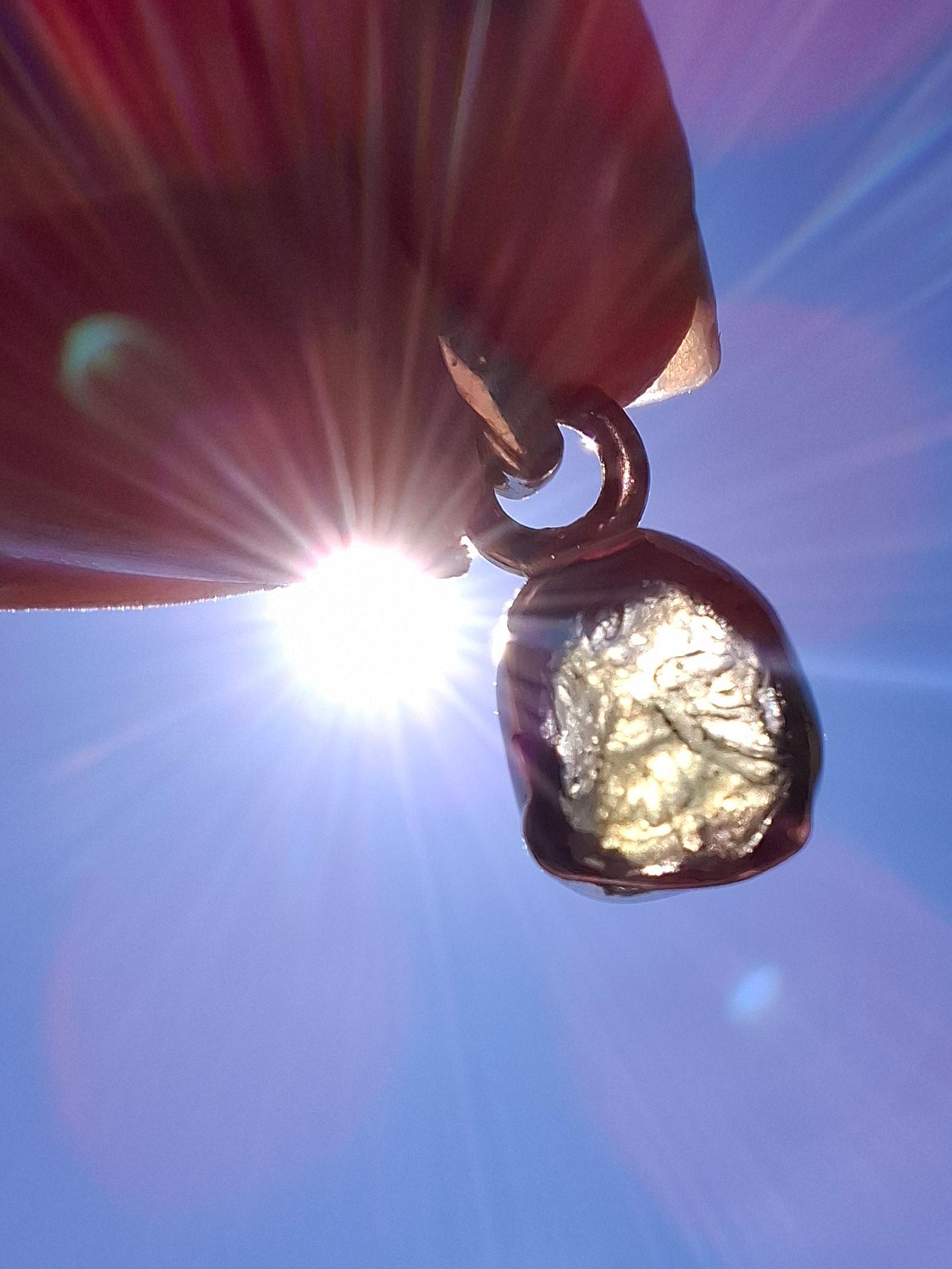 Moldavite Pendant, 925 Silver, Tektite (Ref: P49)