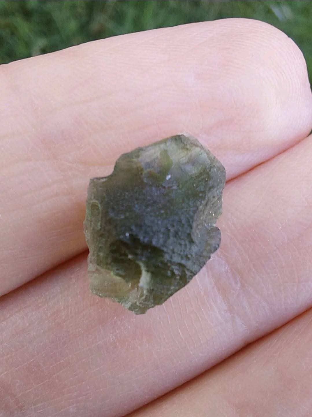 Moldavite Piece, 0.99g, Tektite (Ref: 866)