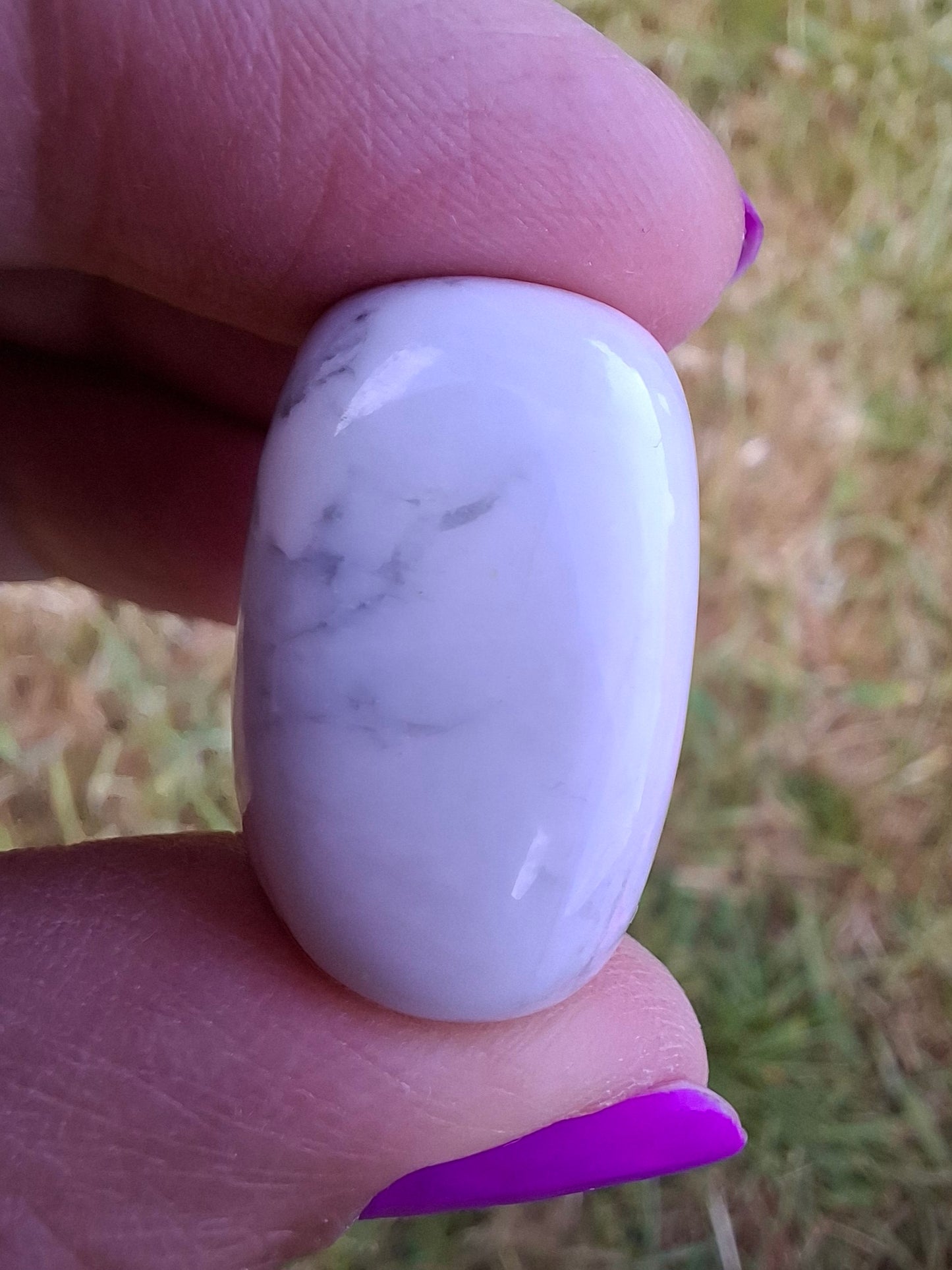 Howlite, Tumble Stone, Crystal (Ref: T44)