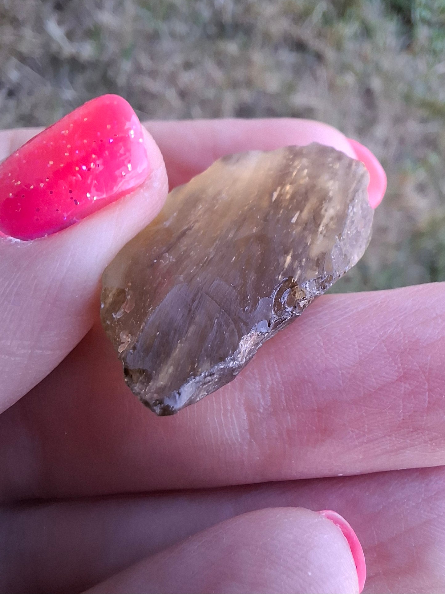 Libyan Desert Glass (darker) Piece, 8.34g, Tektite (Ref: L1370)