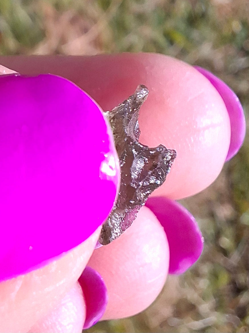 Moldavite small Piece, 0.40g, Tektite (Ref: 1458)
