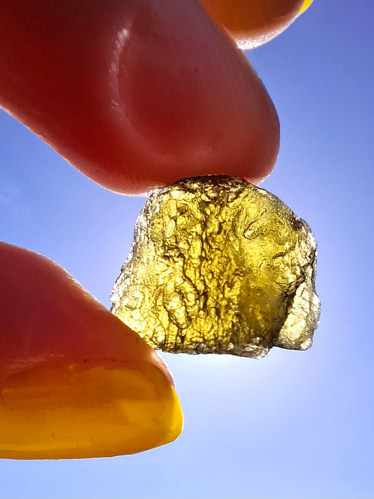 Moldavite Piece, 2.22g, Tektite (Ref: 1514)