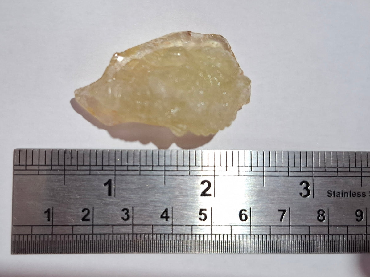 Libyan Desert Glass GANESHA carving, 18.39g, Tektite (Ref: Ganesha3)