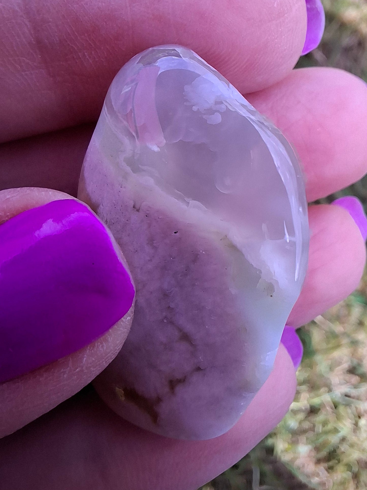 Flower Agate, Tumble Stone, Crystal (Ref: T77)