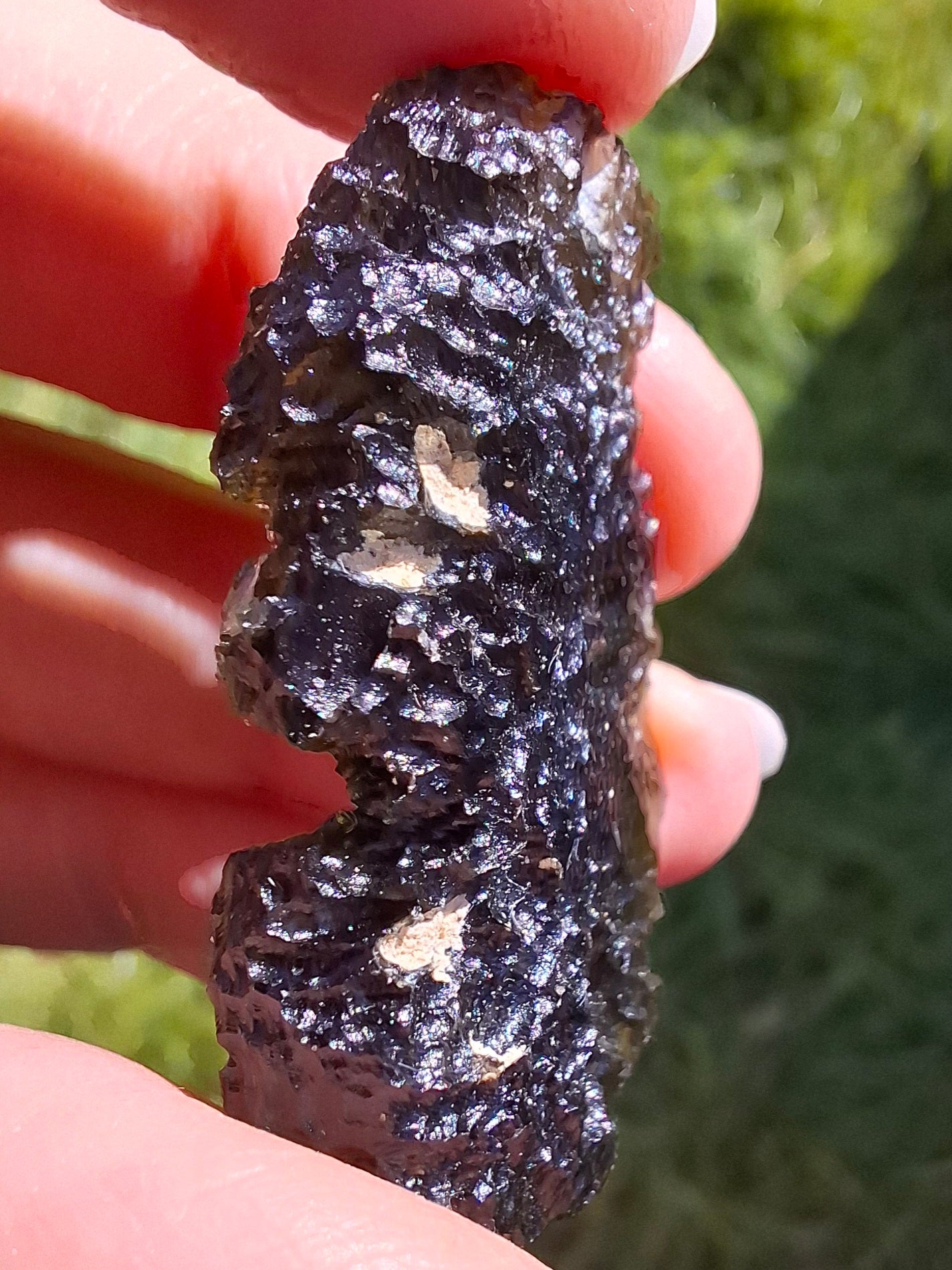 Moldavite Piece, CHLUM, 11.18g, Tektite (Ref: 1166)