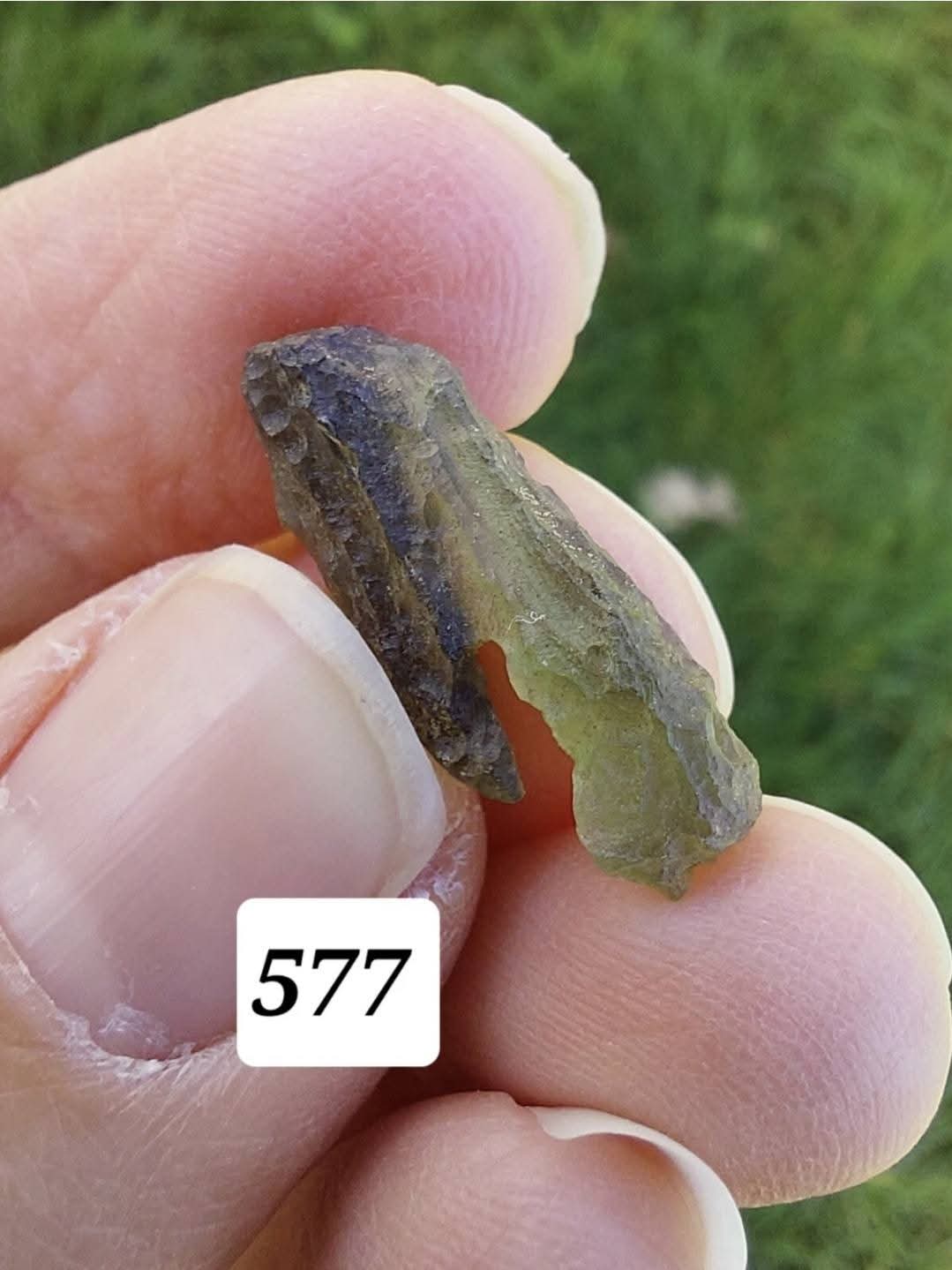 Moldavite Piece, 1.09g, Tektite (Ref: 577)