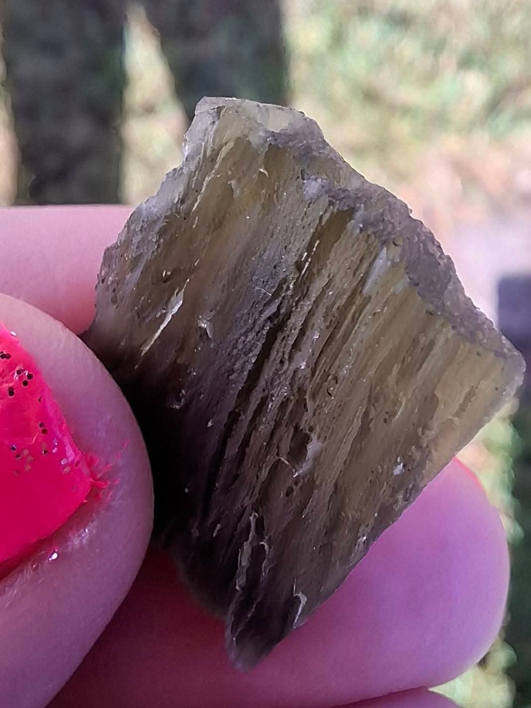 Moldavite Piece, 2.54g, Tektite (Ref: 1302)
