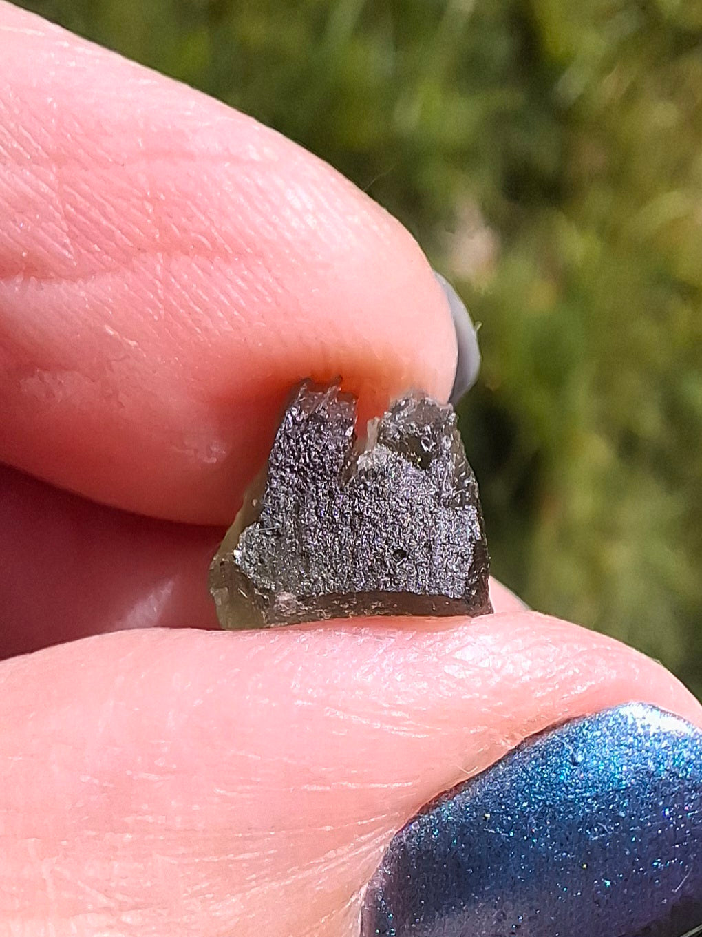 Moldavite Piece, 1.00g, Tektite (Ref: 1398)