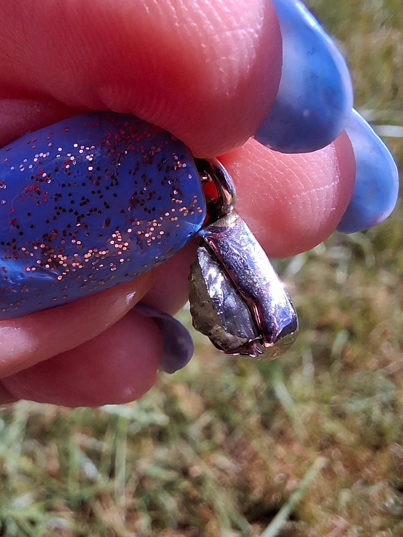 Moldavite Pendant, 925 Silver, Tektite (Ref: P68)