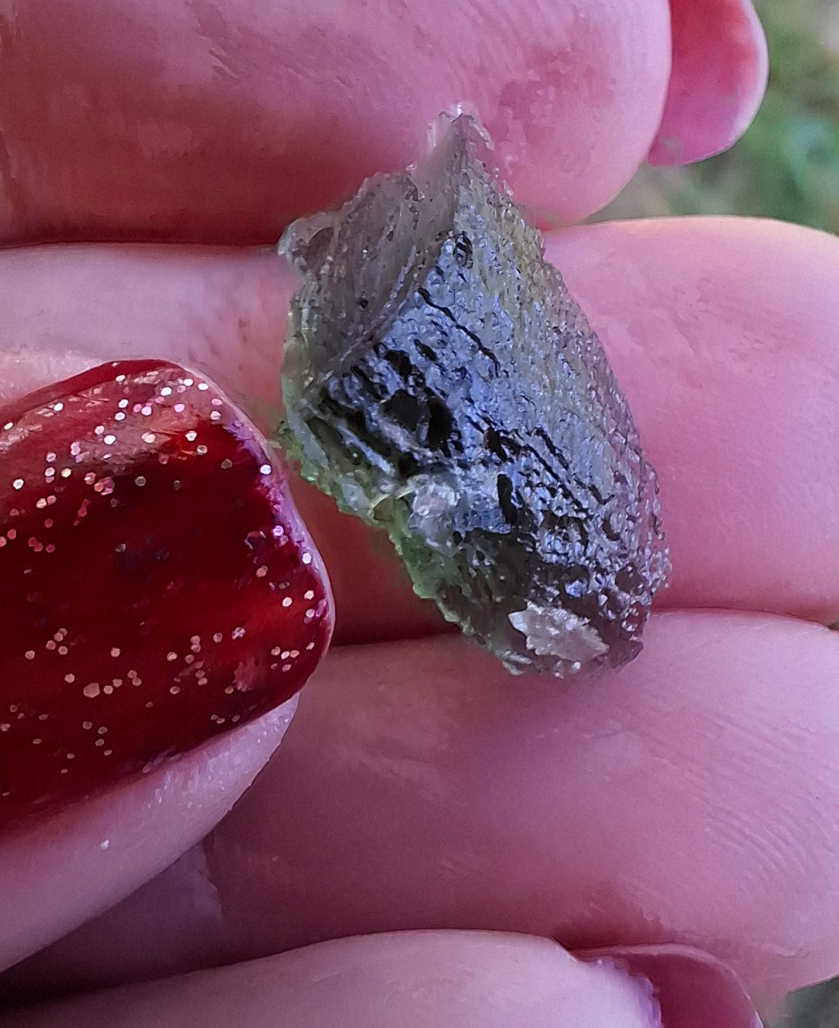 Moldavite Piece, 1.55g, Tektite (Ref: 1469)