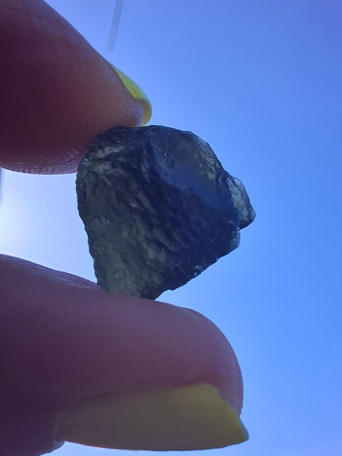Moldavite Piece, 2.22g, Tektite (Ref: 1514)