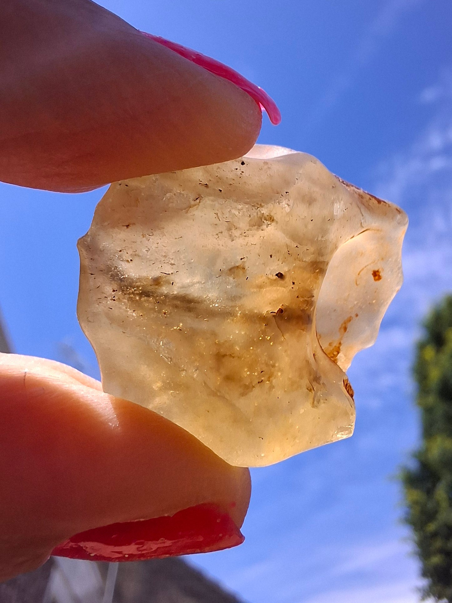 Libyan Desert Glass (darker) Piece, 10.32g, Tektite (Ref: L1376)