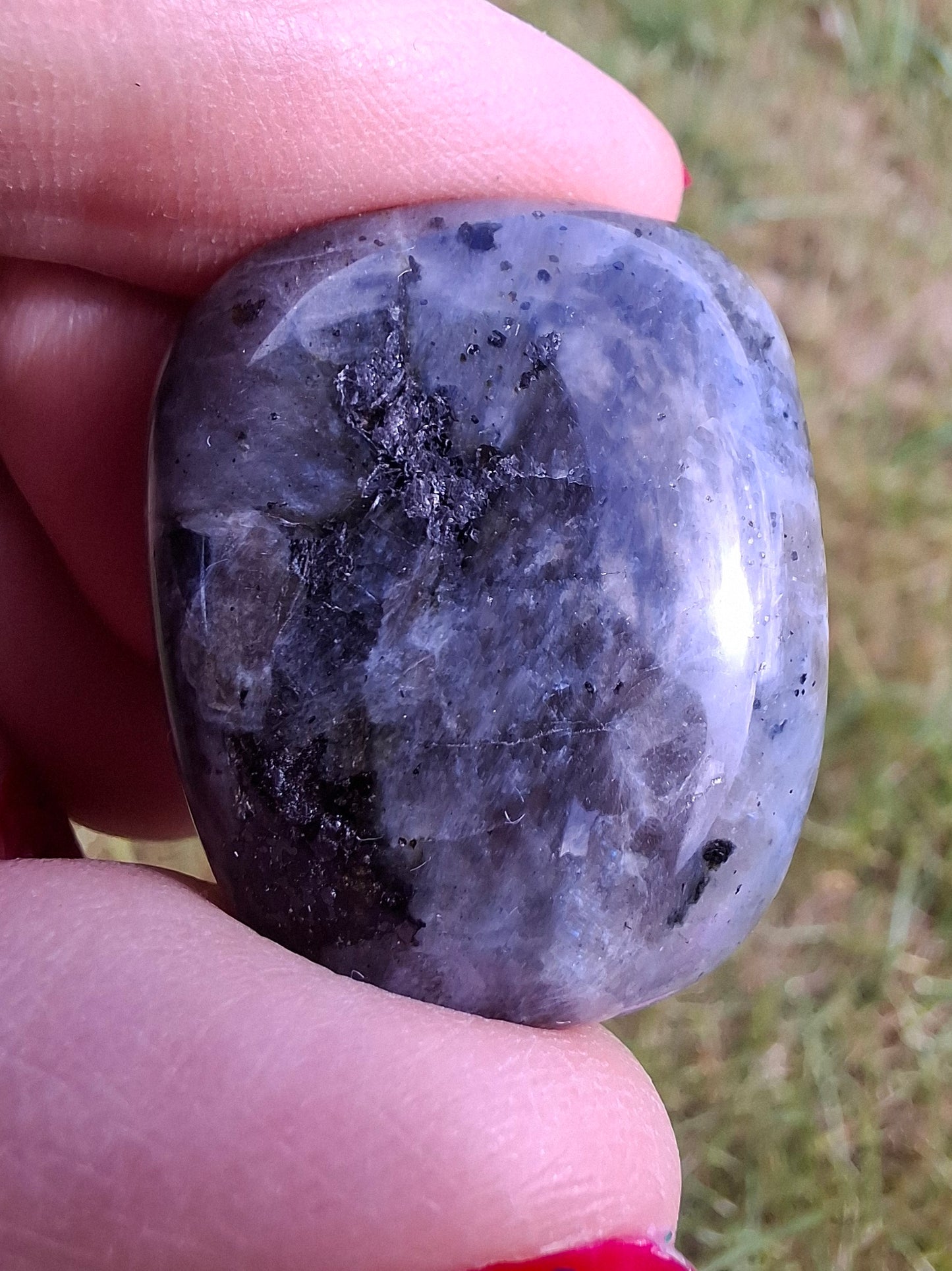 Larvikite, Tumble Stone, Crystal (Ref: T125)