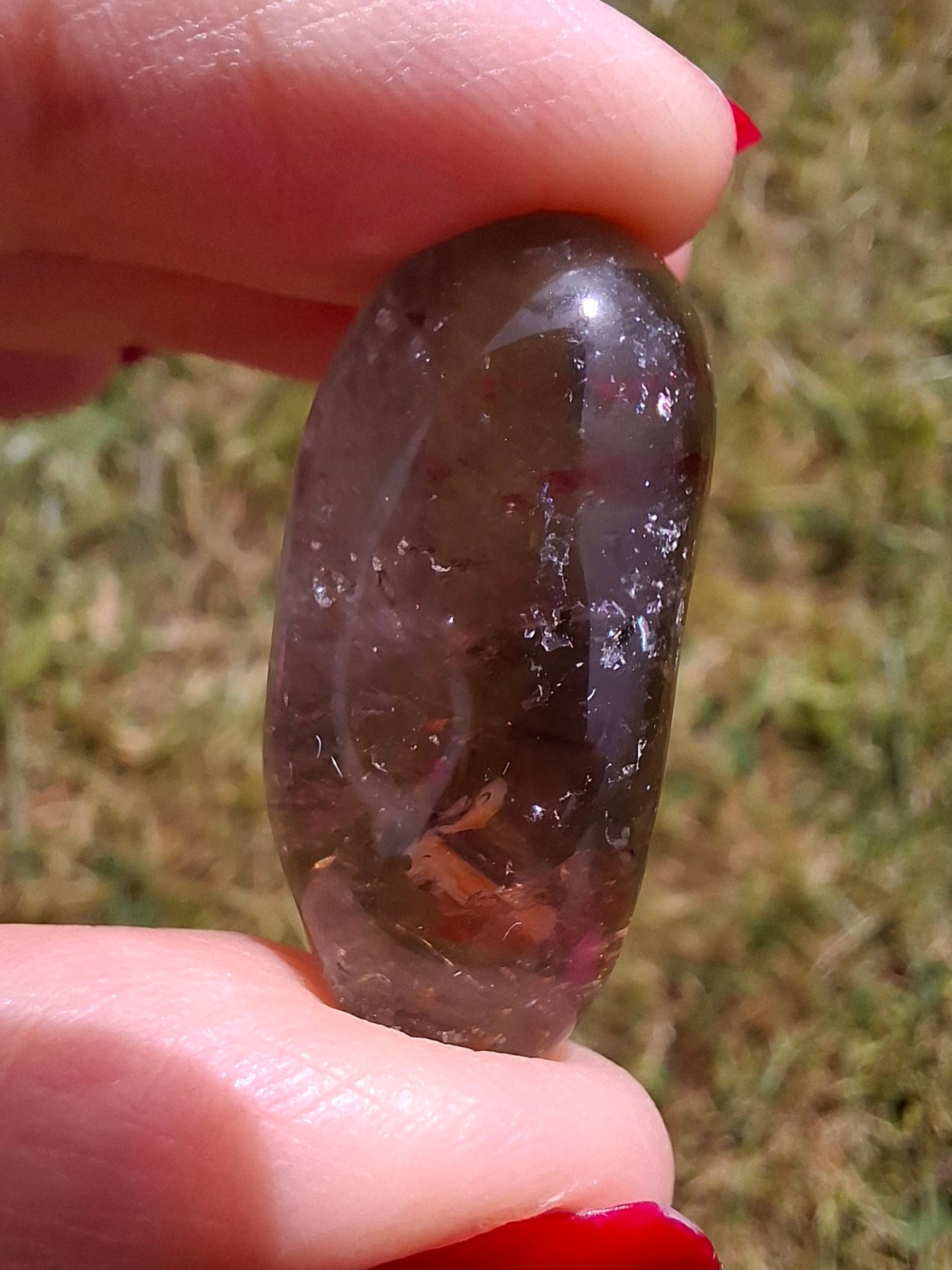 Smoky Quartz, Tumble Stone, Crystal (Ref: T104)