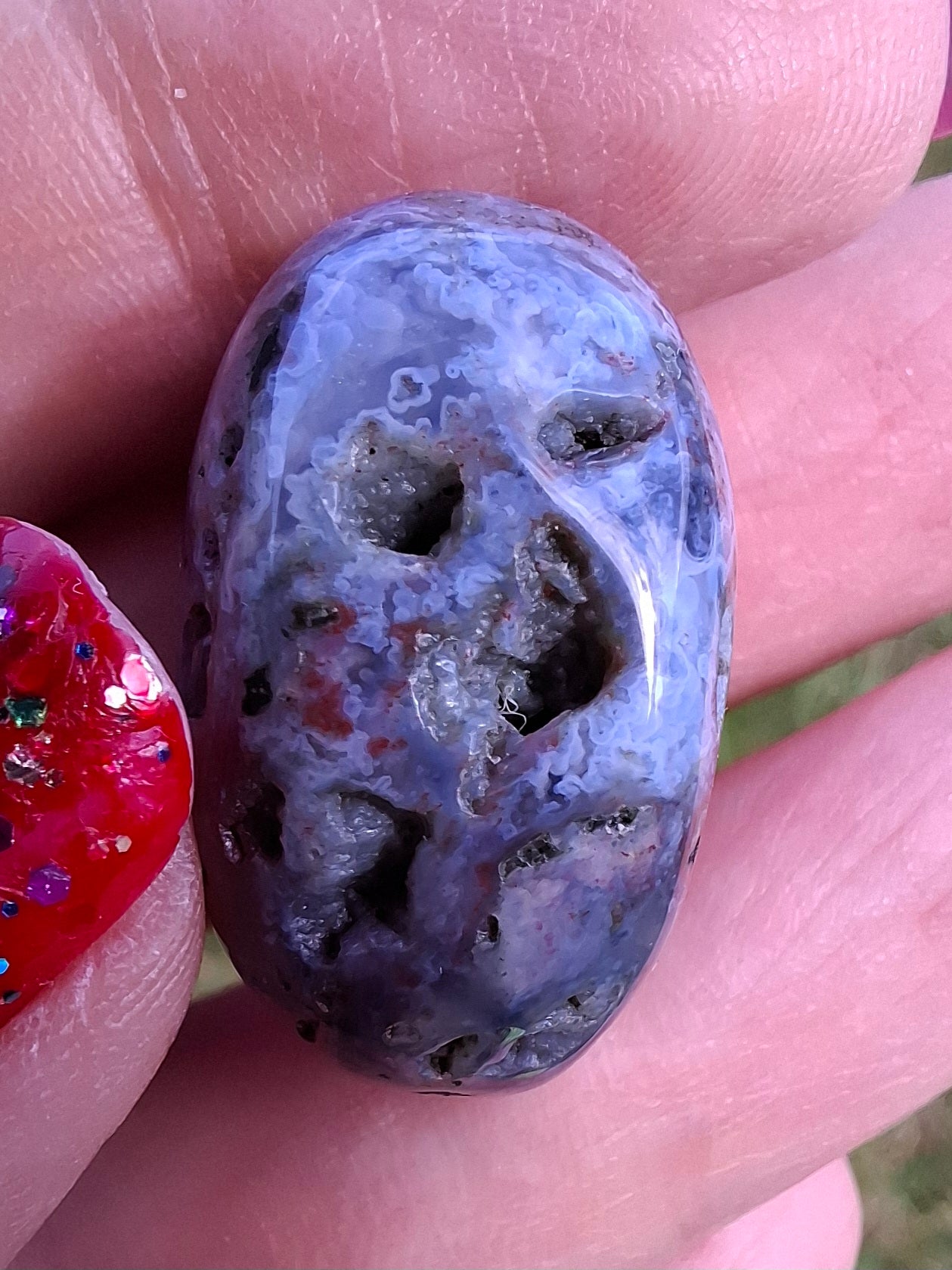 Ocean Jasper, Tumble Stone, Crystal (Ref: T201)