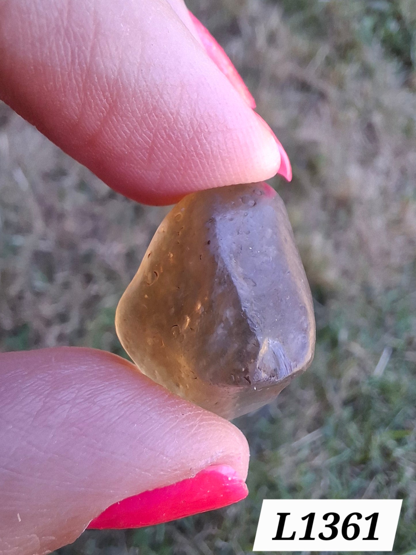 Libyan Desert Glass (darker) Piece, 4.43g, Tektite (Ref: L1361)