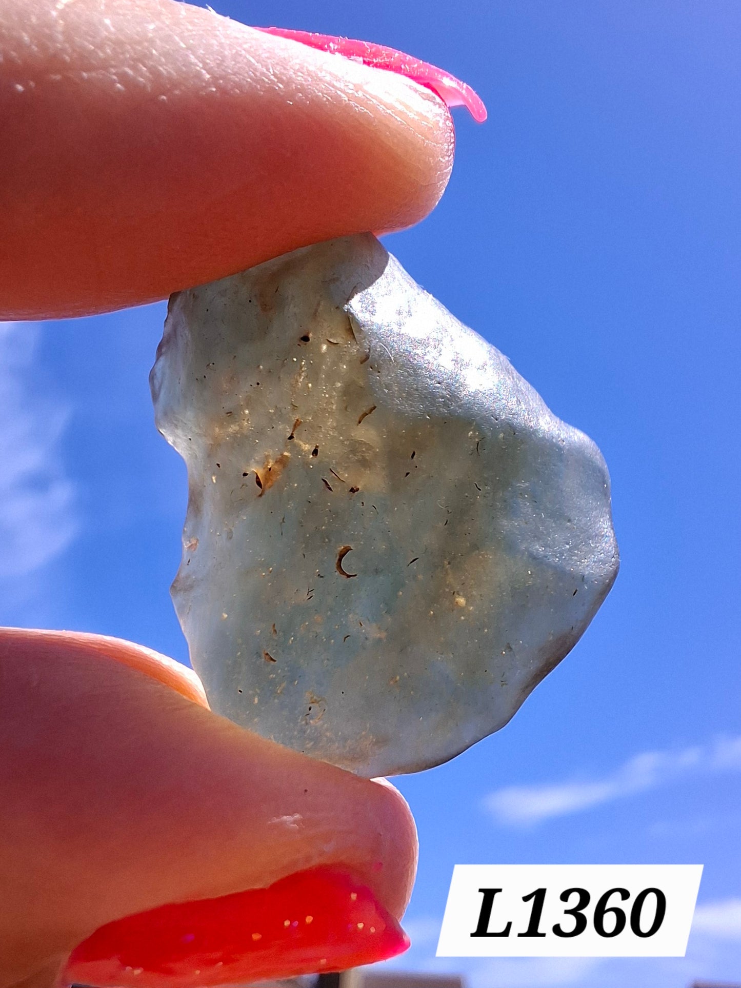 Libyan Desert Glass (darker) Piece, 4.84g, Tektite (Ref: L1360)