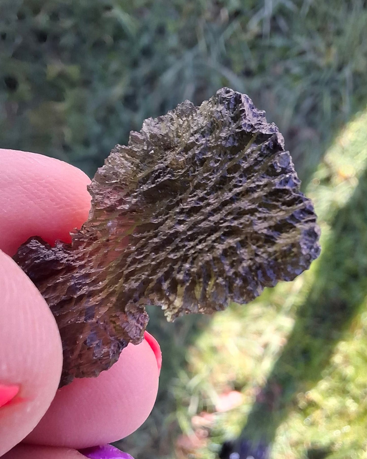 Moldavite Piece, PARYZ, 3.65g, Tektite (Ref: 1299)