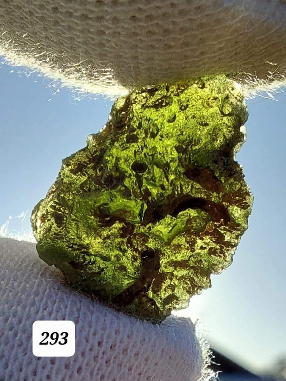 Moldavite Piece, CHLUM, 2.14g, Tektite (Ref: 293)