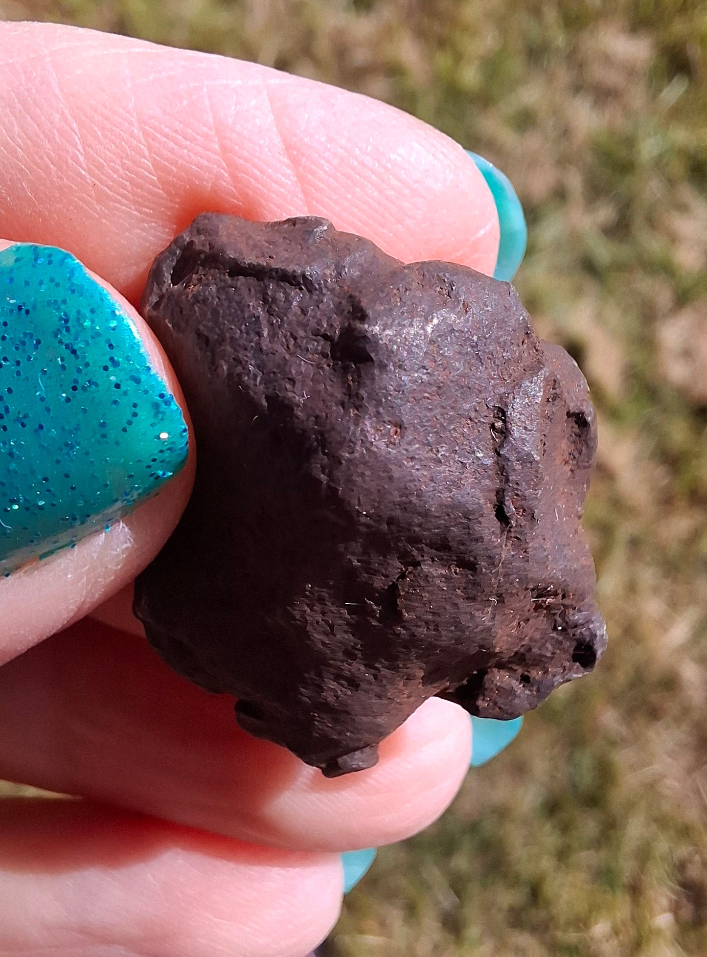 Gebel Kamil Iron Meteorite, 21.40g (Ref: K35)