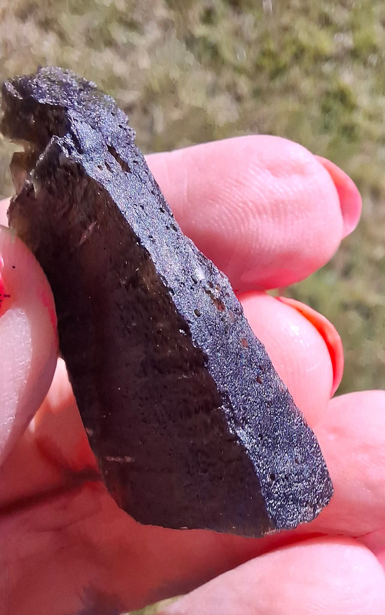 Moldavite Piece, JAKULE, 11.71g, Tektite (Ref: 1173)