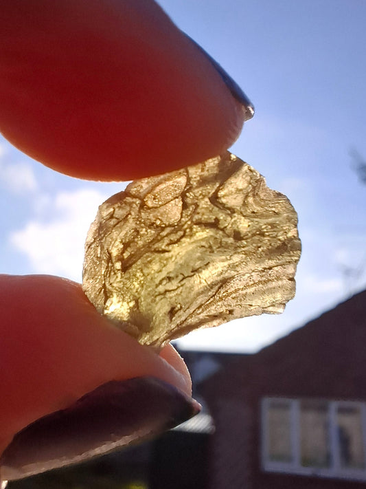Moldavite Piece, 1.20g, Tektite (Ref: 1383)