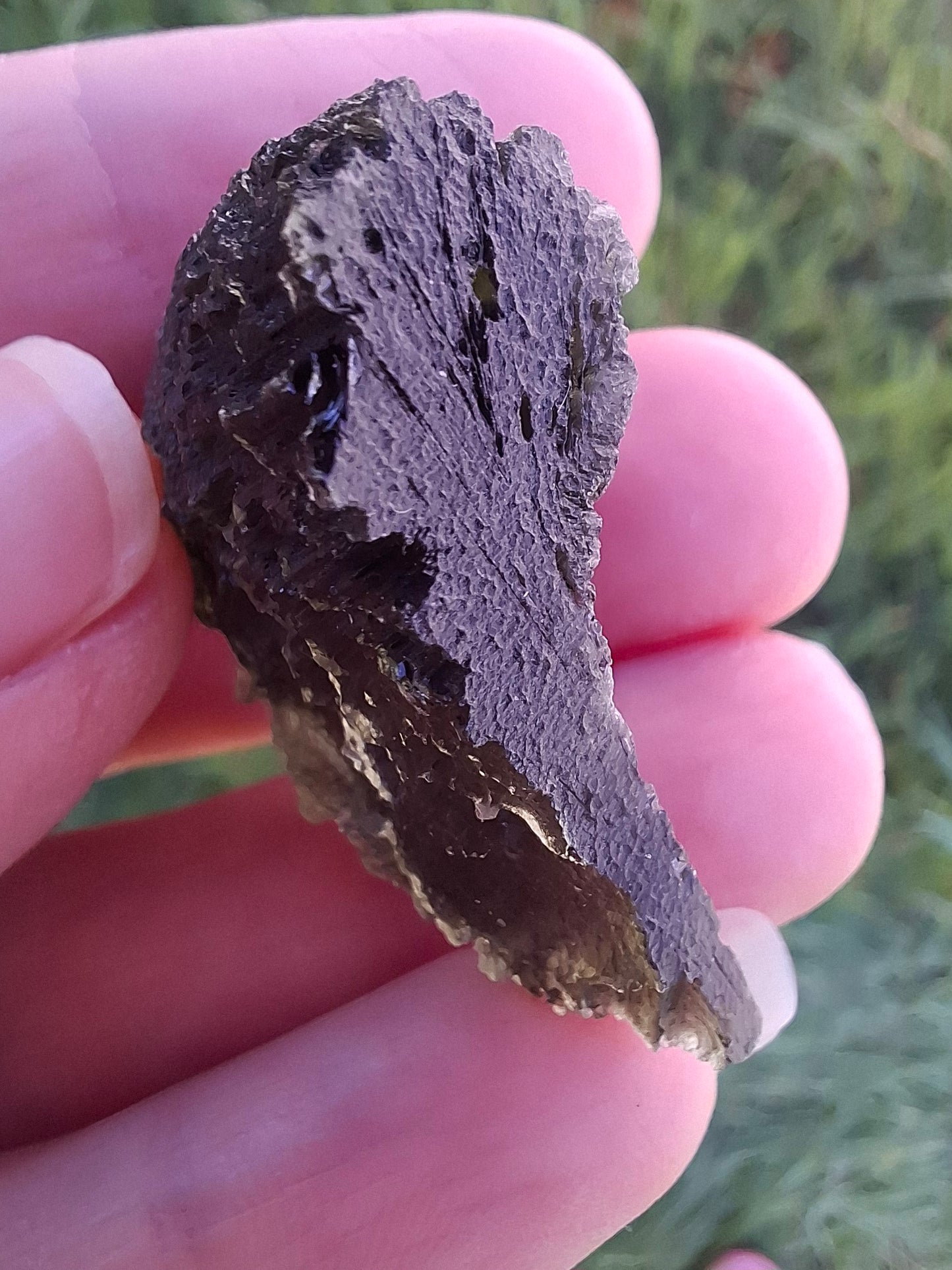 Moldavite Piece, SLAVCE, 13.52g, Tektite (Ref: 1178)