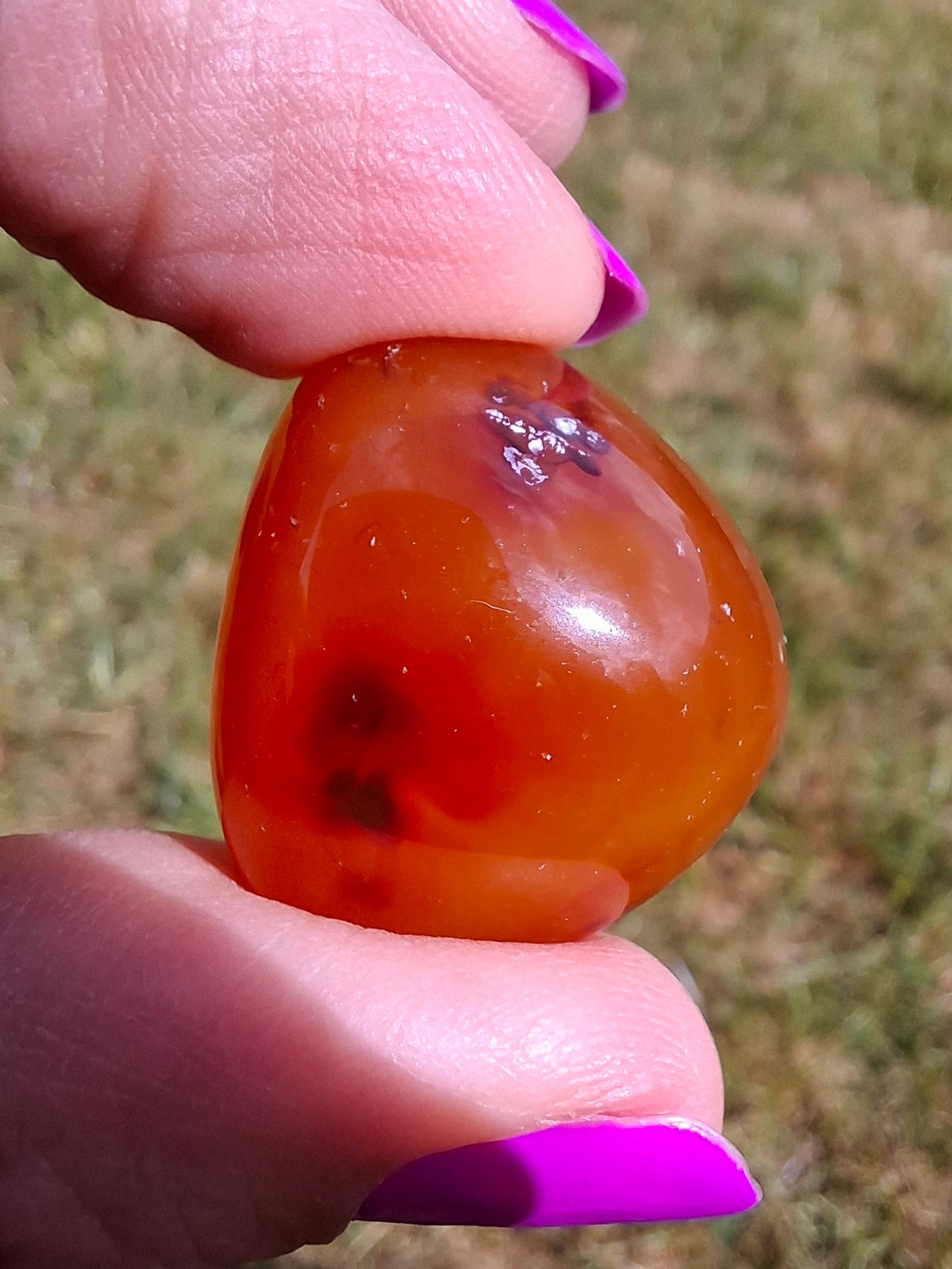Carnelian, Tumble Stone, Crystal (Ref: T68)