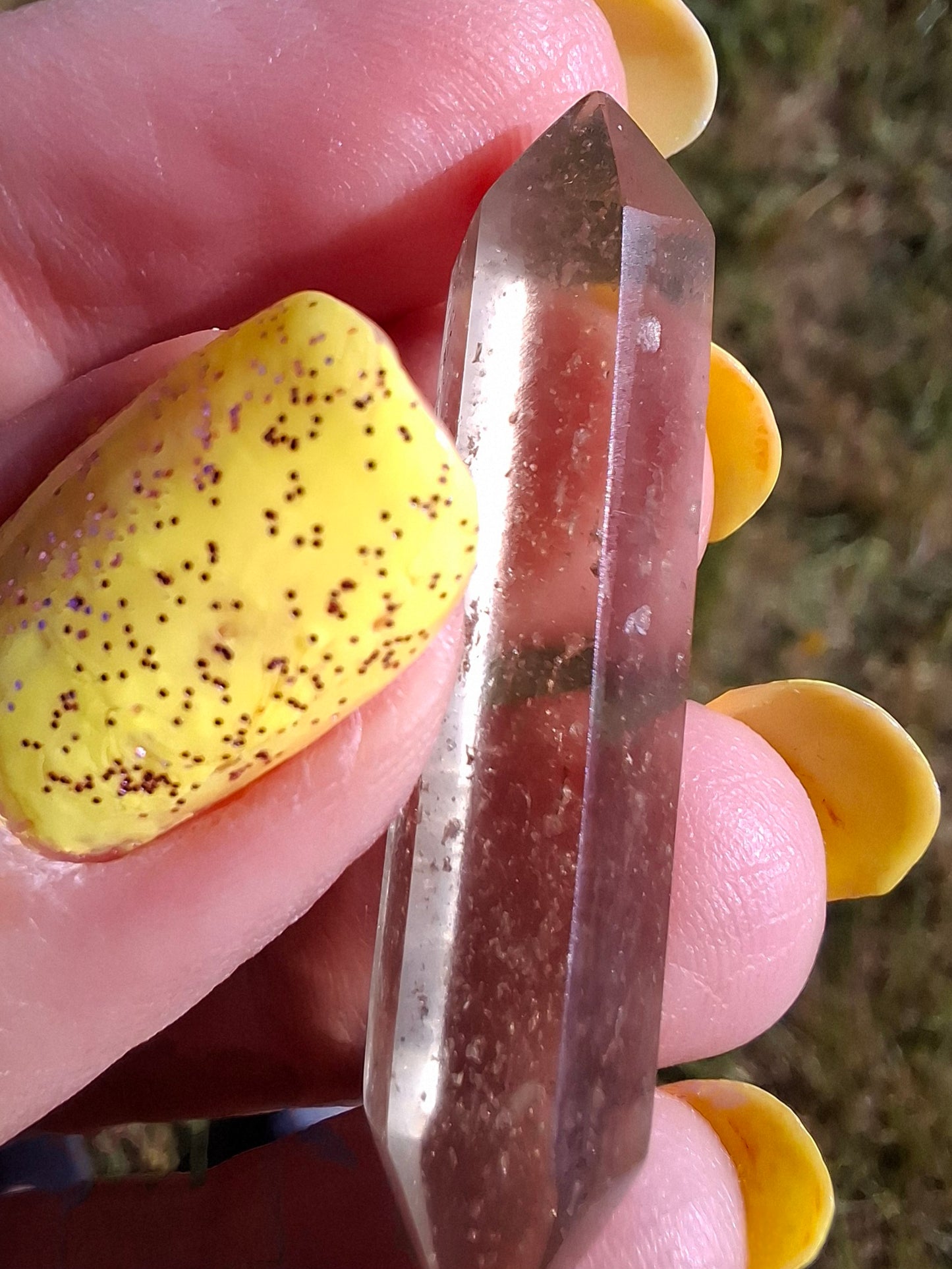 Libyan Desert Glass DT Carving, 4.22g, Tektite (Ref: LDT6)