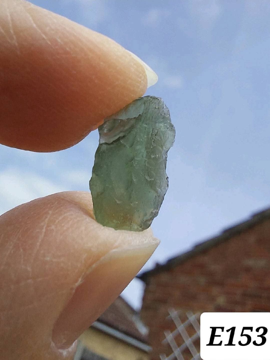 Moldavite Piece, 0.56g, Tektite (Ref: E153)