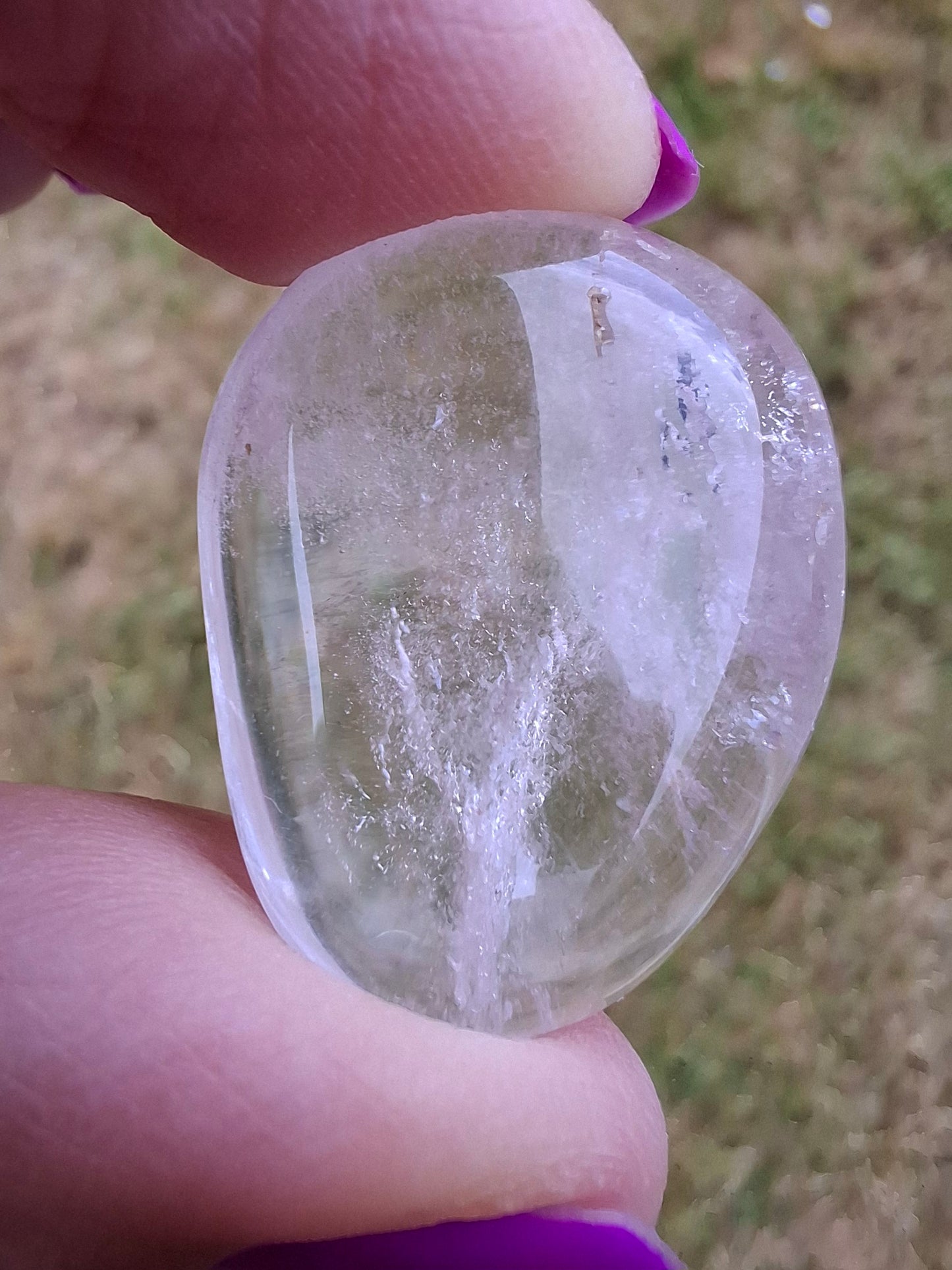 Clear Quartz, Tumble Stone, Crystal (Ref: T31)