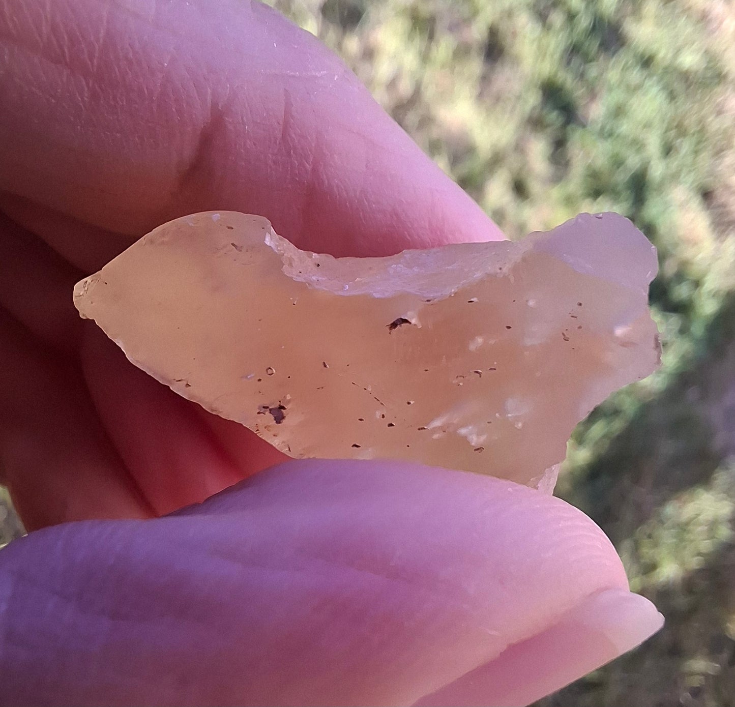 Libyan Desert Glass Piece, 7.91g, Tektite (Ref: LE8)